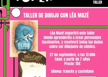 Txikiberri fest. Taller de dibujo con Léa Mazé. Bilingüe, castellano francés, a partir de 7 años