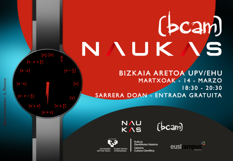 Naukas BCAM, el día de Pi se celebrará el jueves 14 de Marzo 2024 en el Bizkaia Aretoa de Bilbao